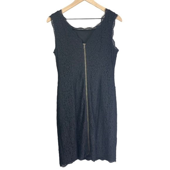 Adrianna Papell Women’s Black Lace Sleeveless Midi Dress - Picture 4 of 5